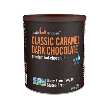Castle Kitchen Classic Caramel Dark Hot Chocolate Mix - 400g